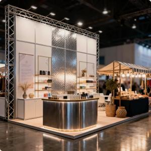 produksi dekorasi booth Pasar Rebo