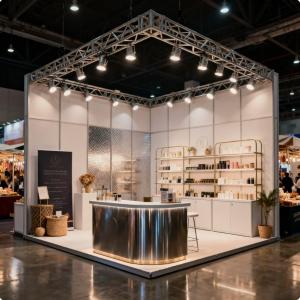 produksi dekorasi pameran di Pasar Minggu
