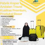 ELEGAN! WA: 0856-9282-2800, Jual Koper Umroh Custom Logo Travel Palembang, AKM