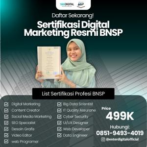 RESMI! WA: 0851-9493-4019, Sertifikasi Digital Marketing Tulungagung