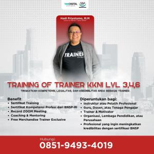 RESMI! WA : 0851-9493-4019, Biaya Sertifikasi TOT BNSP Bandung