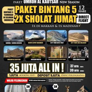 TERLENGKAP! CALL 0811-8134-882, Umroh Plus Al Aqsa Cianjur, Jannah Firdaus