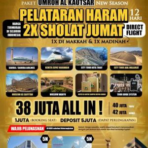 REKOMENDASI! CALL 0811-8134-882, Umroh Plus Al Aqsa Pekalongan, Jannah Firdaus