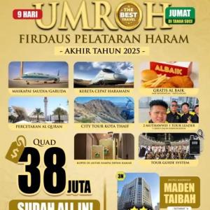 ISTIMEWA! HUB: 0811-8134-882, Umroh Plus Al Aqsa Serang, Jannah Firdaus